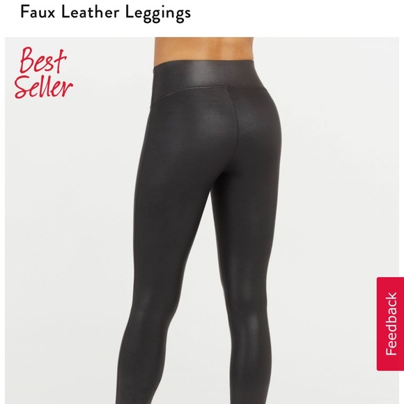 Spanx Faux Leather Leggings - Picture 3 of 7